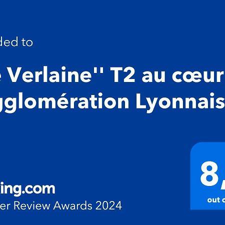 "Le Verlaine" T2 Au Coeur De L'Agglomeration Lyonnaise Villeurbanne Exteriör bild